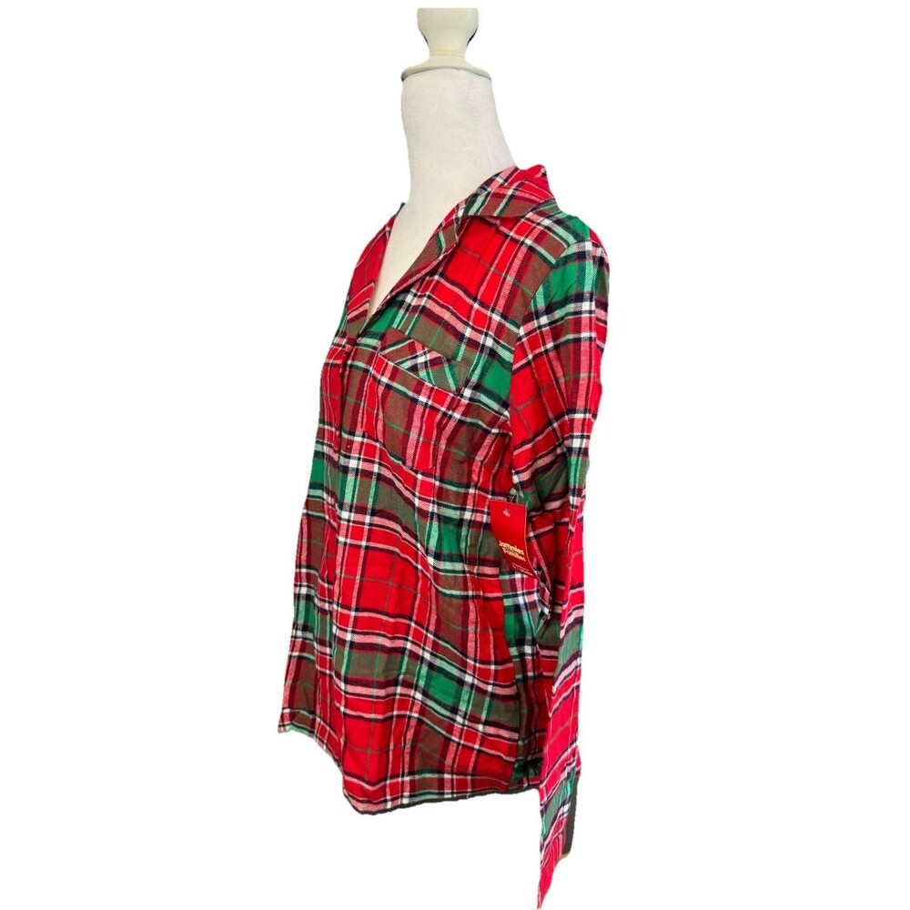 Jammies for your Families Small Plaid 2 Pcs Pajama Set Flannel Pants NWT Women's - Picture 5 of 13